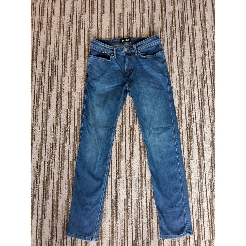 DU/ER L2X Slim Fit Performance Denim Jeans Medium Wash 32x34 L2X145